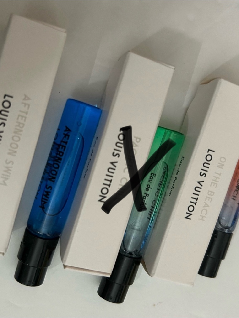 Louis Vuitton Afternoon Swim & On the Beach perfume samples